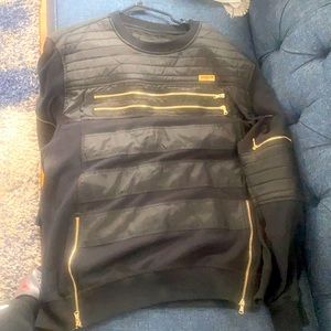 Black gold zippers 3x